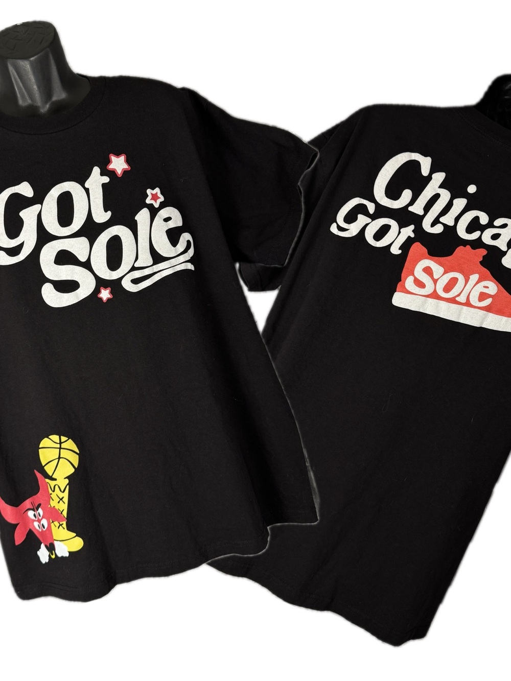 Got Sole Chicago T Shirt XL Black Sneaker Con Graphic Tee Chicago Bulls Trophy